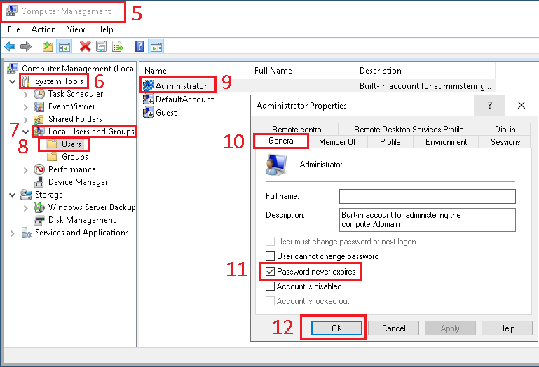 Disable user password expiration - Image 2