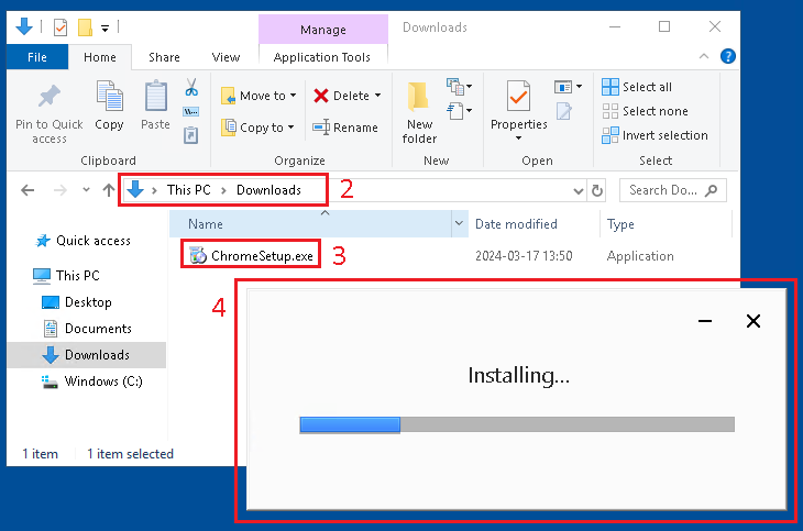 Google Chrome Install