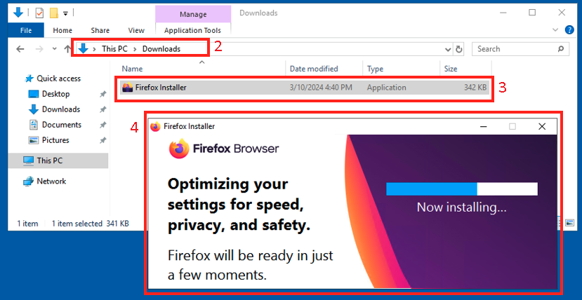 Firefox Install
