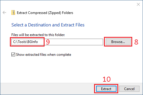 Install BgInfo - Image 3
