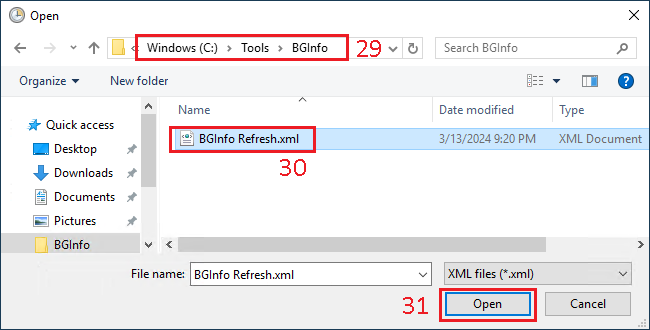 Install BgInfo - Image 9