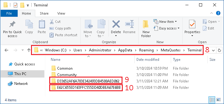 Create Shortcut to Data Folder - Image 4