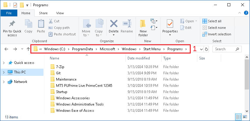 MetaTrader Copy Shortcut Folder - Image 2