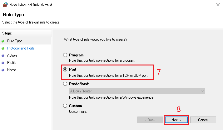 Configure Windows Firewall for FTP - Image 03