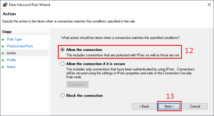 Configure Windows Firewall for FTP - Image 05