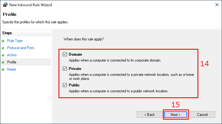 Configure Windows Firewall for FTP - Image 06