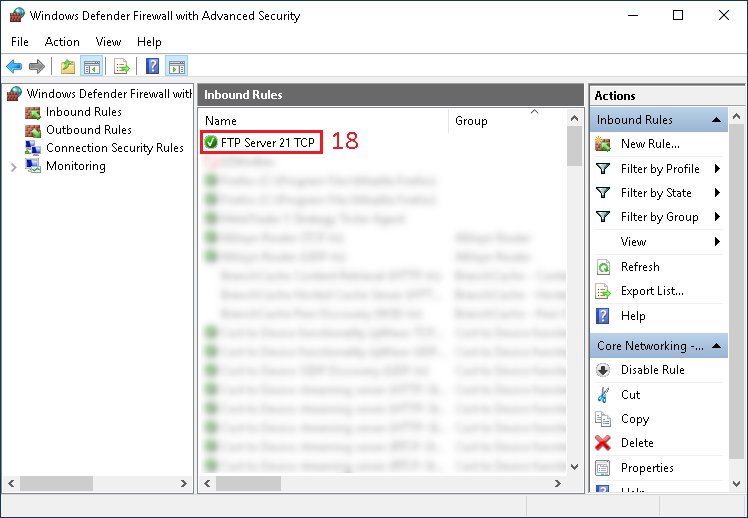 Configure Windows Firewall for FTP - Image 08