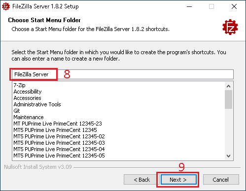 Install FileZilla Server - Image 5