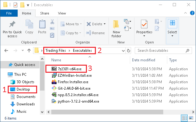 Installer 7-ZIP - Image 1