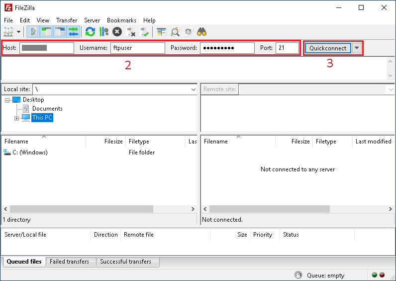 Connectez-vous au serveur FTP - Image 02